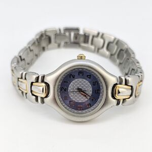 Claremont Women's Watch 25MM Multicolor Dial Bracelet Band 7.5" New Battery